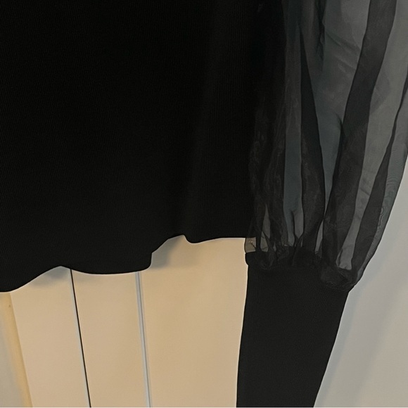 Abella Puff Sleeve Square Neck Sweater - Picture 8 of 16